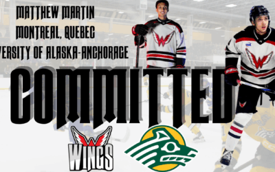 Matthew Martin Has Announced his Commitment to Play Division I Hockey at The University of Alaska-Anchorage!