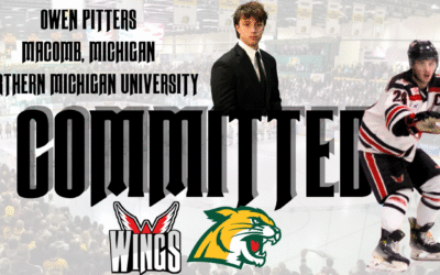 Owen Pitters, Forward and Captain for the Aberdeen Wings, has Announced His Commitment to Play Division 1 Hockey at Northern Michigan University!