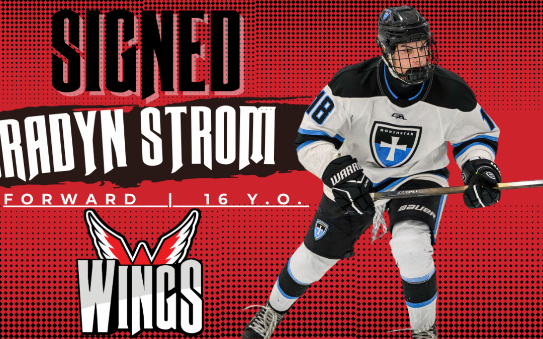 Aberdeen Wings Sign Tender for the 2026-27 Season: Bradyn Strom!