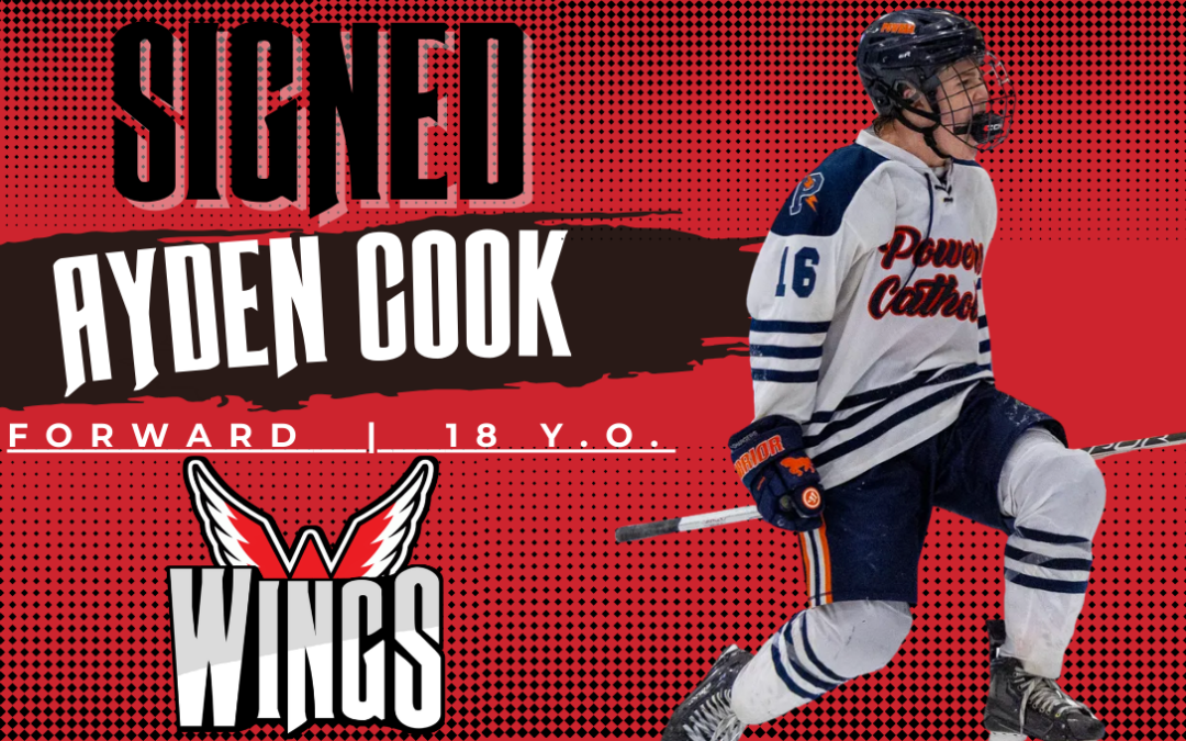 Aberdeen Wings Sign Tender for the 2026-27 Season: Ayden Cook!
