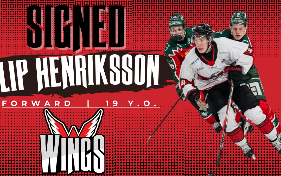 Aberdeen Wings Sign Tender for the 2026-27 Season: Filip Henricksson!