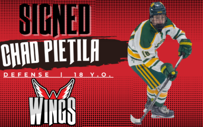 Aberdeen Wings Sign Tender for the 2026-27 Season: Chad Pietila!