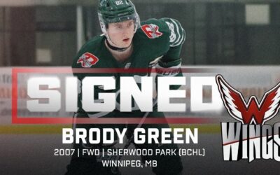 Wings Sign Forward Brody Green To A Tender!